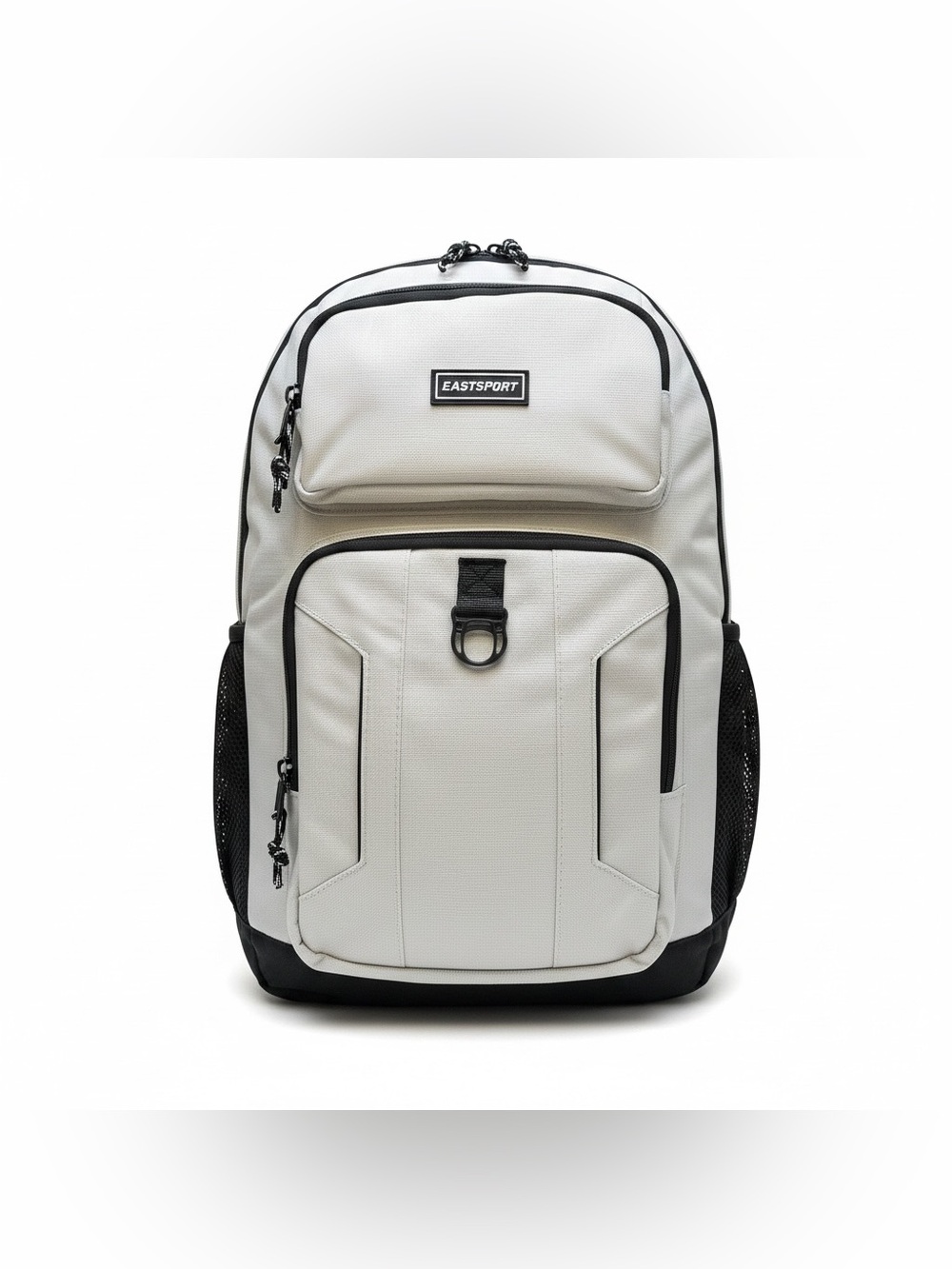 Eastsport Unisex Emerson Backpack Gray Double Zip Inner Pockets